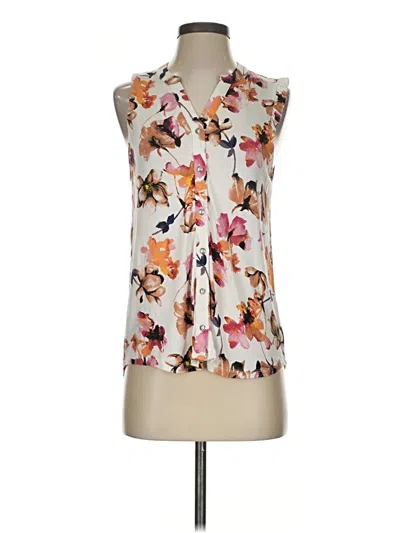 Pre-owned Papermoon Sleeveless Blouse In Ivory