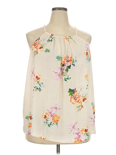 Pre-owned Papermoon Sleeveless Blouse In Ivory