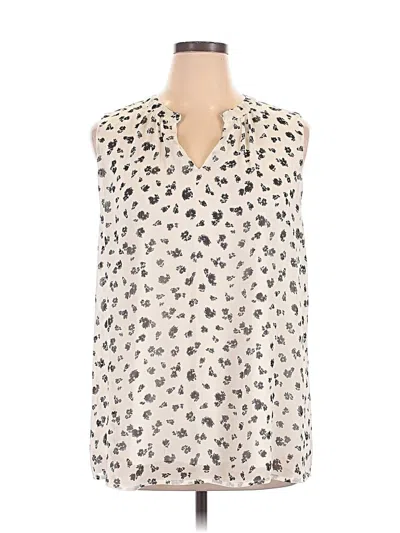 Pre-owned Papermoon Sleeveless Blouse In Ivory
