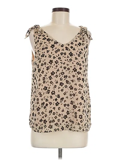 Pre-owned Papermoon Sleeveless Blouse In Ivory