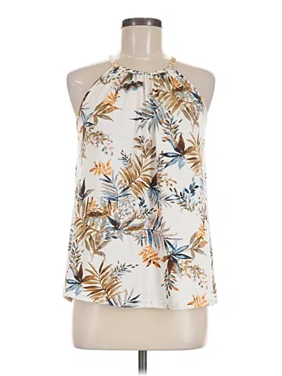 Pre-owned Papermoon Sleeveless Blouse In Ivory
