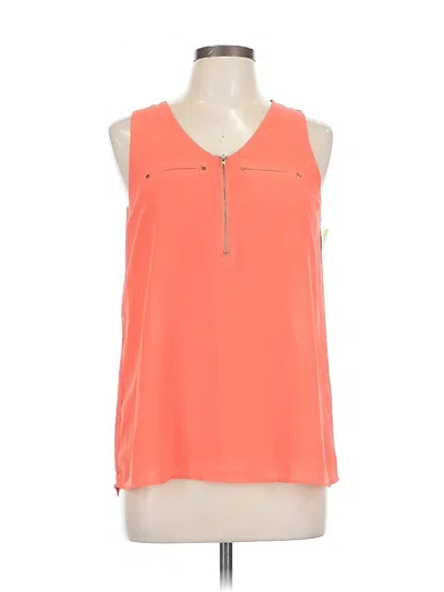 Pre-owned Papermoon Sleeveless Blouse In Orange