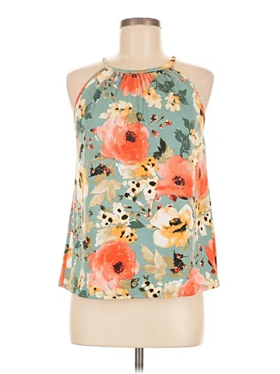 Pre-owned Papermoon Sleeveless Blouse In Orange
