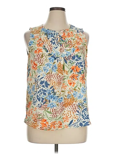 Pre-owned Papermoon Sleeveless Blouse In Orange