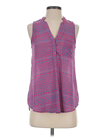 Pre-owned Papermoon Sleeveless Blouse In Purple