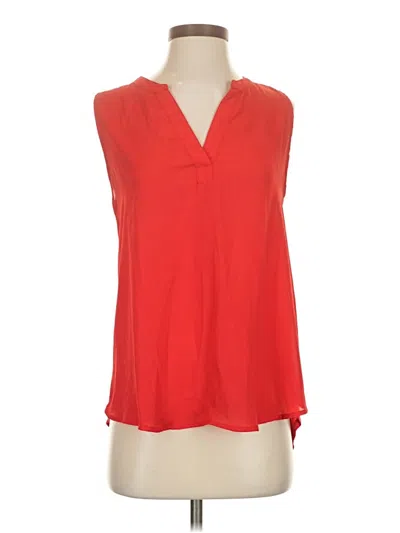 Pre-owned Papermoon Sleeveless Blouse In Red