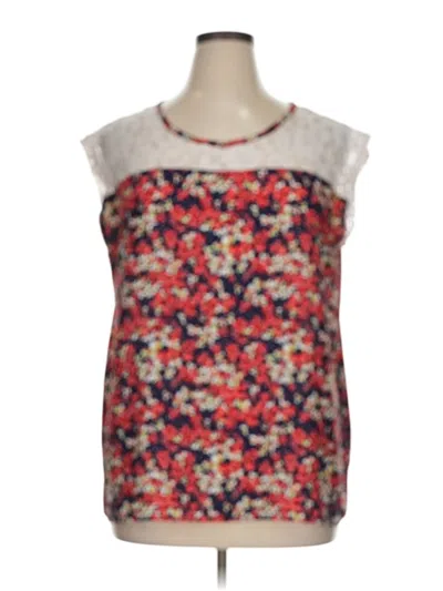 Pre-owned Papermoon Sleeveless Blouse In Red
