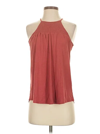 Pre-owned Papermoon Sleeveless Blouse In Red