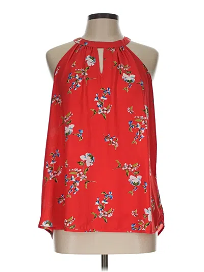 Pre-owned Papermoon Sleeveless Blouse In Red