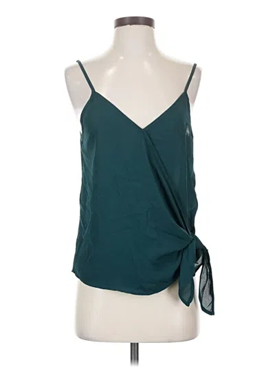 Pre-owned Papermoon Sleeveless Blouse In Teal