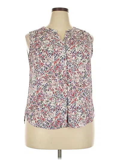 Pre-owned Papermoon Sleeveless Blouse In White