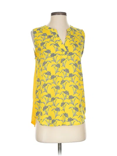 Pre-owned Papermoon Sleeveless Blouse In Yellow