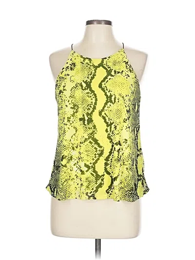Pre-owned Papermoon Sleeveless Blouse In Yellow