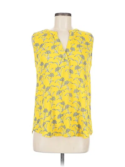 Pre-owned Papermoon Sleeveless Blouse In Yellow