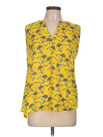 Pre-owned Papermoon Sleeveless Blouse In Yellow