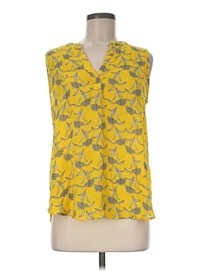 Pre-owned Papermoon Sleeveless Blouse In Yellow