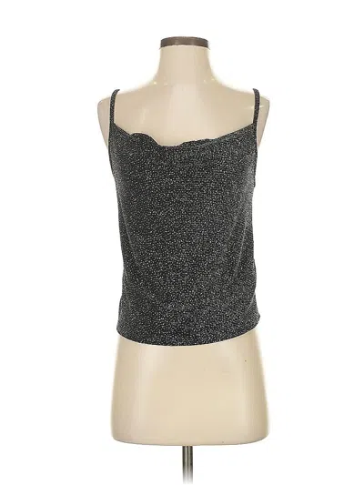 Pre-owned Papermoon Sleeveless Top Black Sweetheart Neckline Tops