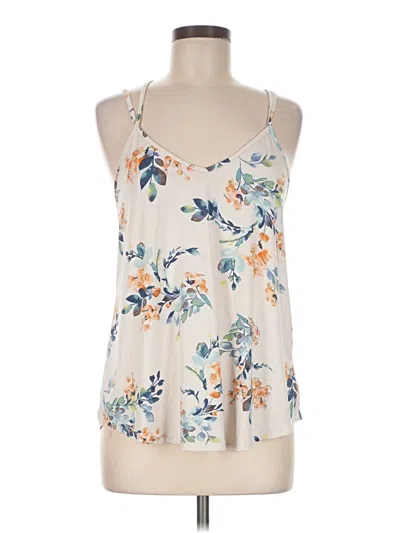 Pre-owned Papermoon Sleeveless Top Ivory Halter Neckline Tops