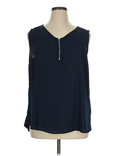 Pre-owned Papermoon Sleeveless T-shirt In Blue