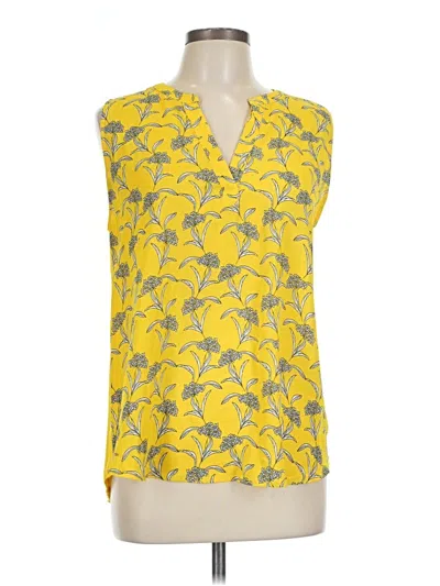 Pre-owned Papermoon Sleeveless T-shirt In Yellow