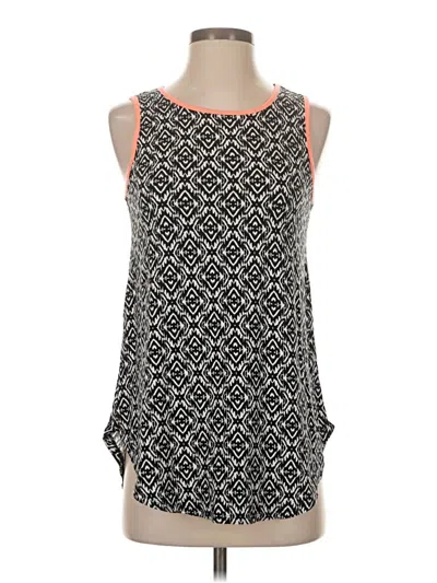 Pre-owned Papermoon Tank Top Black Square Neckline Tops