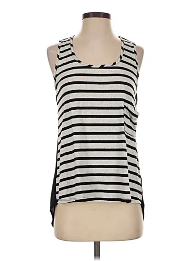 Pre-owned Papermoon Tank Top Ivory Halter Neckline Tops
