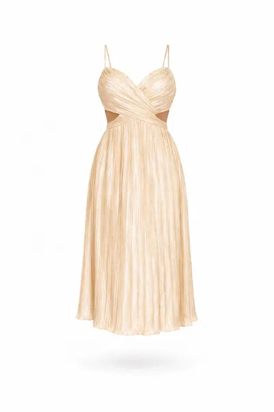 Papermoon Women's Scarlet Dress In Gold