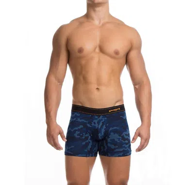 Papi Force Of Nature Trunk Underwear In Blue Camo