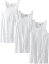 Papi Men's 3-pack Essentials Square Neck Tank Top In White In White