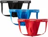 Papi Men's Cotton Jockstrap Briefs - 3 Pack In Red / Black / Blue In Multi