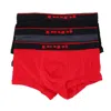 Papi Men's Solid Brazilian Cut Trunks (3 Pack) In Multi
