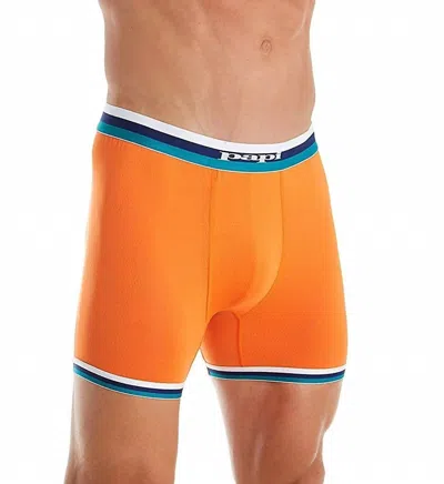 Papi Retro Original Mesh Boxer Brief In Dragonfire In Orange