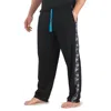 Papi Slub Jersey Lounge Pant In Black In Black