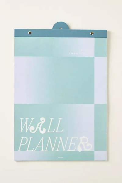 Papier 2025 Softcover Wall Calendar In Blue