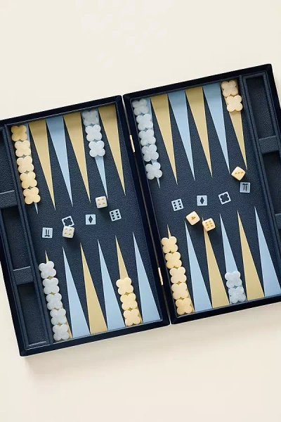 Papier Anthropologie X  Backgammon In Blue