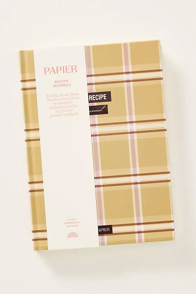 Papier Anthropologie X  Guided Journal In Gold
