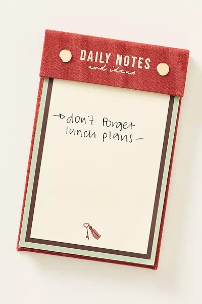 Papier Anthropologie X  Hotel Memo Fabric Notepad