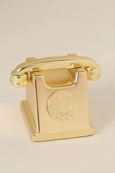Papier Anthropologie X  Hotel Metal Paper Weight In Gold