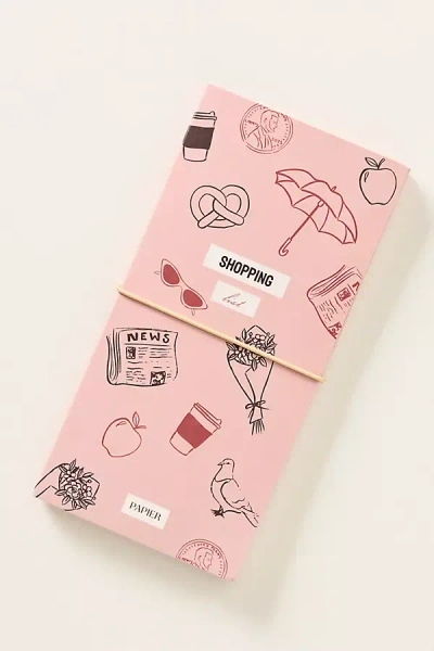 Papier Anthropologie X  Shopping List Pad In Multi