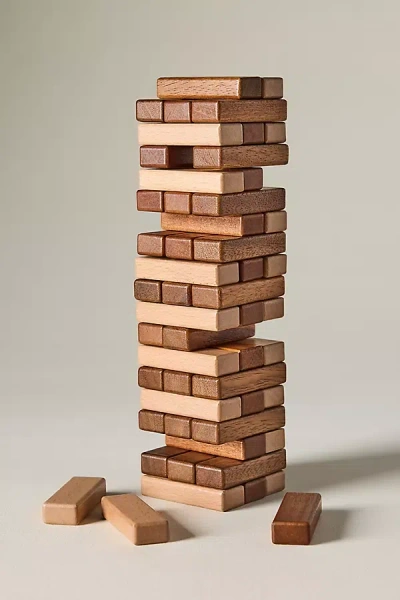 Papier Anthropologie X  Tumbling Tower In Brown
