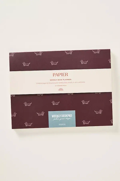 Papier Anthropologie X  Weekly Deskpad