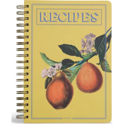 Papier B5 Spiral Hardcover Recipe Journal In Multi