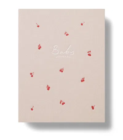 Papier Baby Cherries Binder And Folio In Red