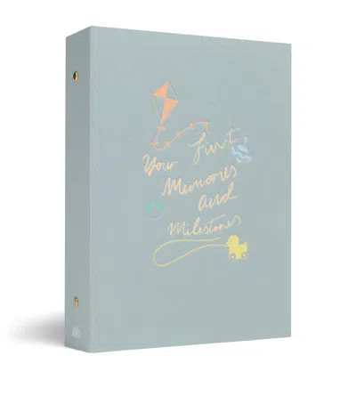 Papier Baby Your Firsts Binder And Folio In Green