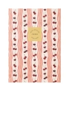 Papier Cherry Wave Soft Cover Lined Notebook In Multi