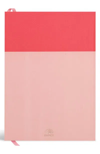 Papier Colorblock Undated Daily Planner In Multi