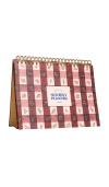 Papier Floral Gingham Monthly Desk Pad