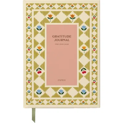 Papier Folk Garden Gratitude Journal In Multi