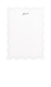 Papier Fruits Coupes Menu Set Of 20 In White
