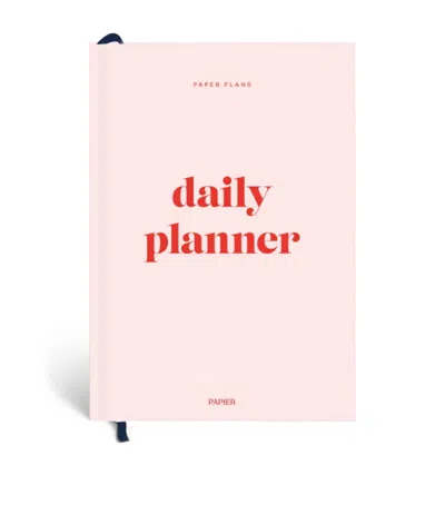 Papier Joy Daily Planner In Pink
